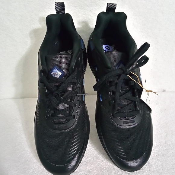 ADIDAS ALPHAMAGMA GUARD - SIZE 8.5 MEN/ 9.5 WMN - BLACK/NAVY BLUE - Picture 5 of 13